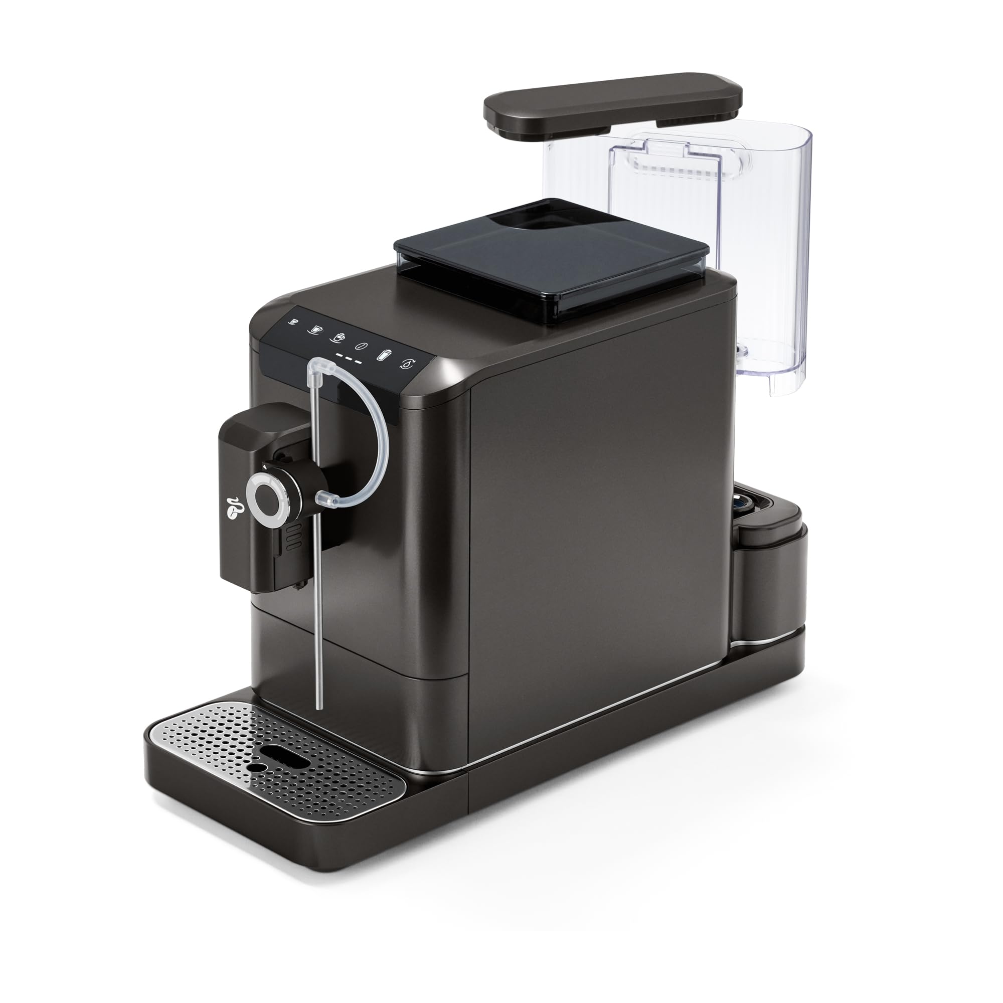 Tchibo Kaffeevollautomat Esperto2 Milk mit One-Touch Milchfunktion und 2-Tassen-Funktion für Espresso, Caffè Crema, Capuccino und Milchschaum, Granite Black