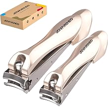 Nagelknipser-Set Premium-Edelstahl-Fingernagel- und Fu nagelknipser mit Nagelfeile und F nger scharfe m helose Nagelknipser f r M nner und Frauen