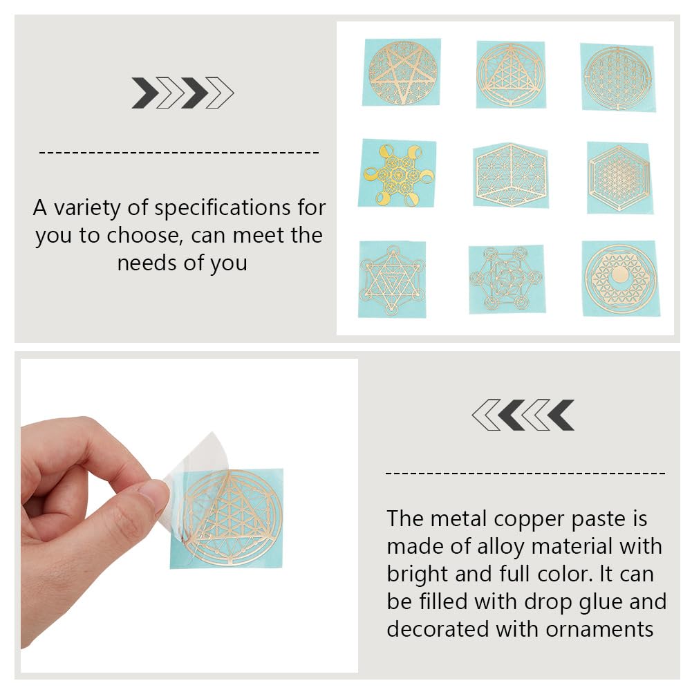 Adesivo Fiore Della Vita, 5 Cm, 50 Pezzi - Foto 9