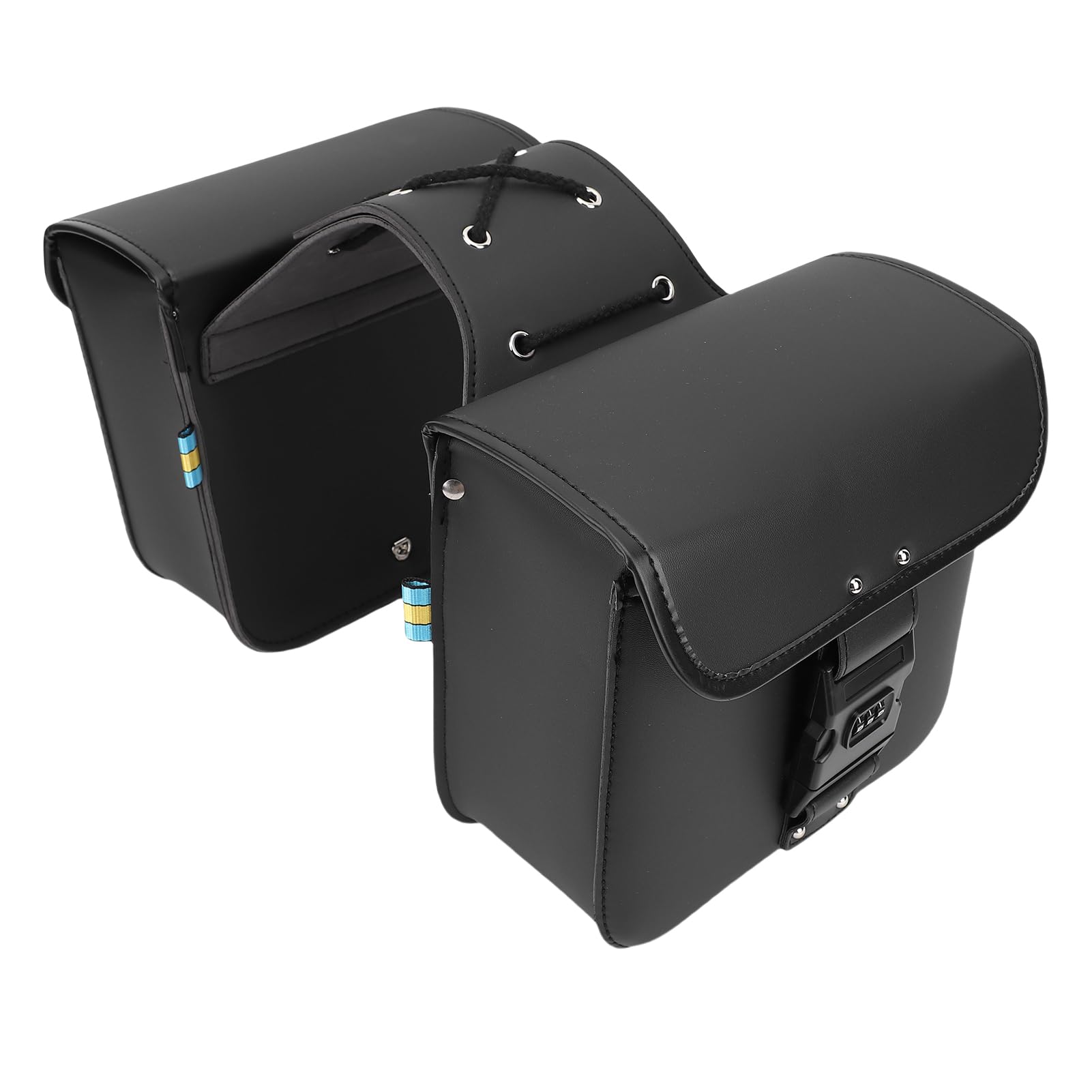 Keenso Borse Laterali Moto, Pelle PU Borsa Side Moto con Serratura, 7.4L | Borse laterali per moto, Borse laterali per moto in pelle PU con serratura, Conservazione della forma impermeabile da 7,4