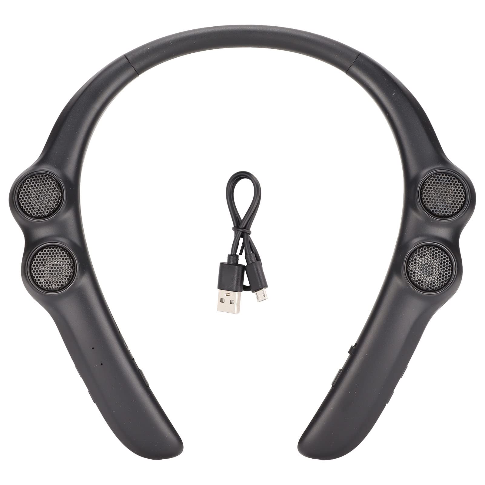 JTLB Cuffie Wireless Bluetooth 5.3 con Archetto da Collo con Microfono con Cancellazione del Rumore, impermeabilità IPX4, Suono Stereo Perfetto per lo Sport e L'uso Quotidiano