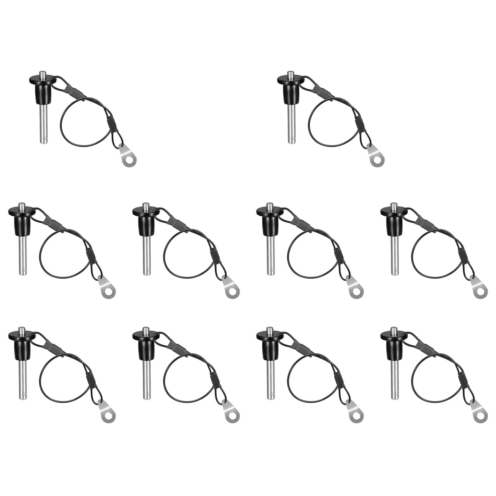 Goupille à dégagement inox diamètre 6 mm longueur 25 mm verrouillage à bille