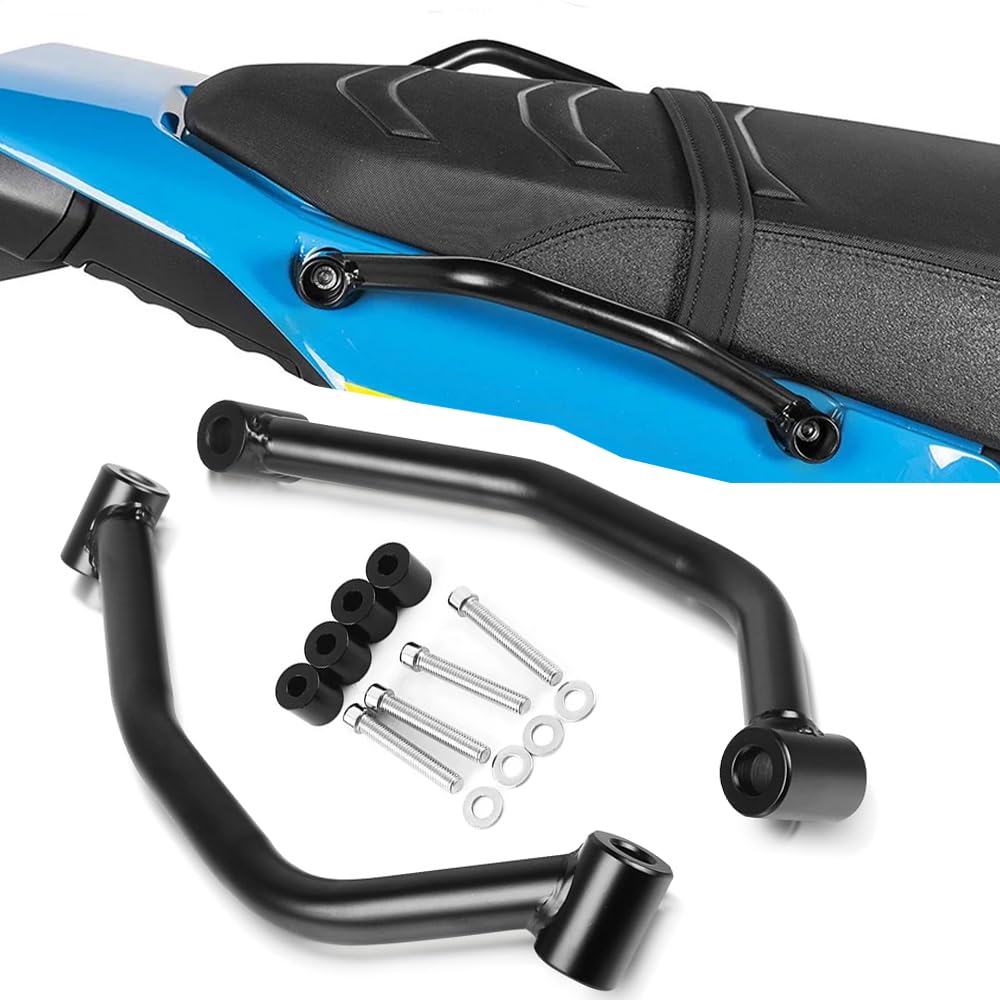 Tenere 700 2019-2024 Moto Reposabrazos para pasajeros Trasero para TENERE 700 2019 2020 2021 2022 2023 2024 T7 Rally XTZ690 XTZ 700 - Negro