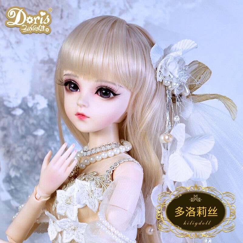 Amazon.co.jp: Meeler BJDドール フルセット1/3 球体関節人形 女の子