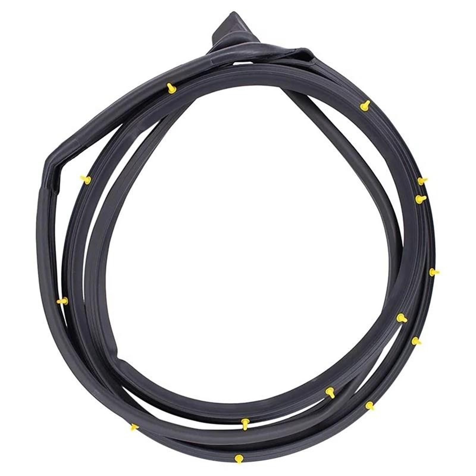 Noheeu Front Left Right Door Weatherstrip Moulding Rubber Seal For Civic Sedan 2006-2011 Seals 72350-Sne-A01 72310-Sne-A01(Front Left)
