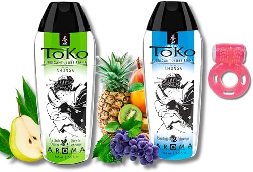Shunga Toko - Anillo de bonificación de frutas exóticas y pera exótica Greentea