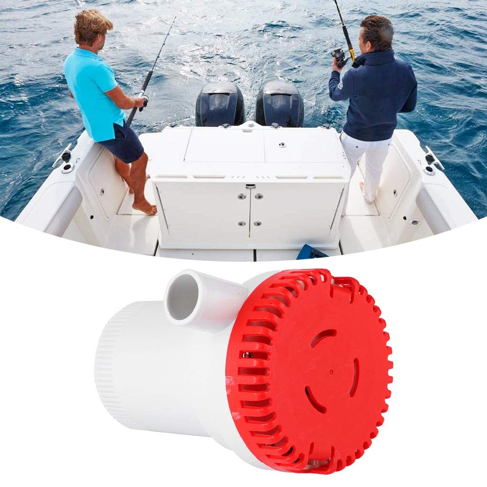 Bomba De Achique Sumergible 2000GPH Para Barcos Accesorio Marino DC SFBP1-01 Bomba Sumergible Resistente Con Eje De Acero Inoxidable Y Protección Contra Ignición Ideal Para Uso En Embarcaciones