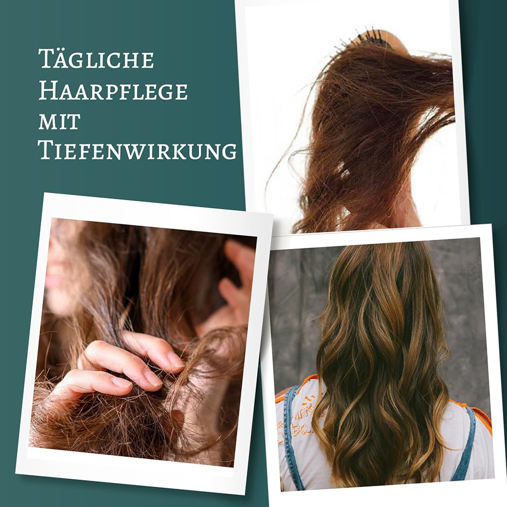 SH-RD Keratin Conditioner für trockenes & geschädigtes Haar | Feuchtigkeitsspendende Spülung nach Dauerwelle | Anti-Frizz & Glanz-Finish | Mit Protein, Rosmarin & Vitamin B5-500ml
