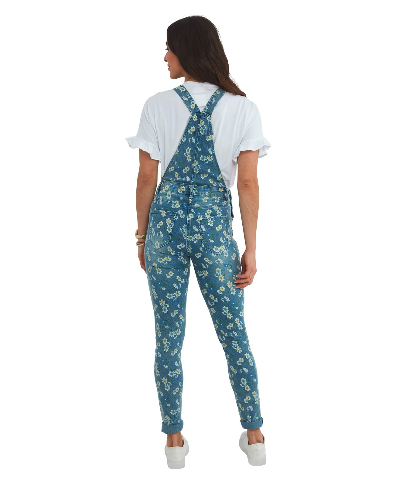 Joe Browns Daisy Salopette en Jean Motif Floral Femme