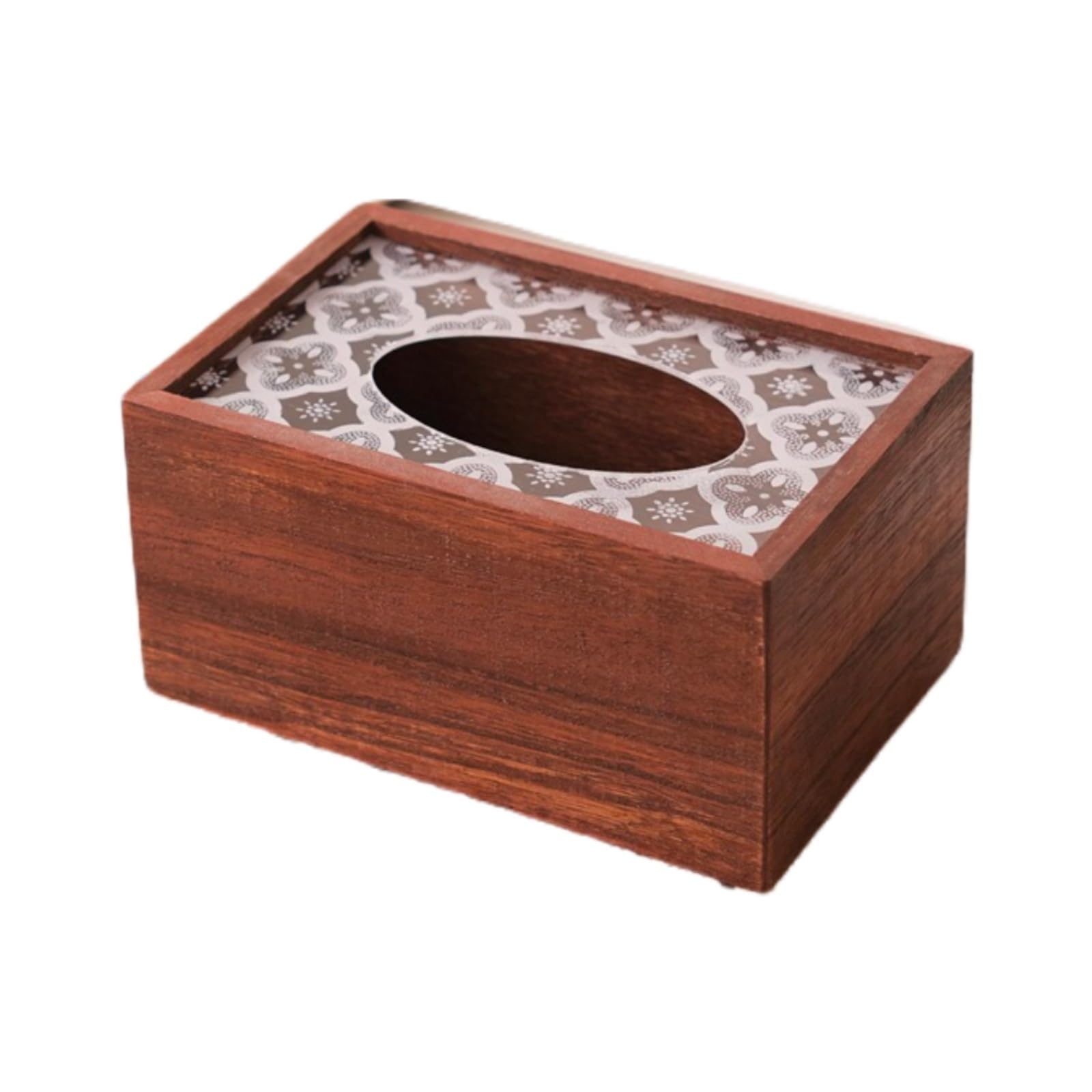 1 Stück Karton Pappschachtel Aus Massivholz Toilettenpapier Box Dekorativer Gast Kosmetiktücher Retro Tissue Box Taschentuchhalter Fürs Auto Hölzern Büro Holz Abdecken Wagen(10 * 20 * 13cm)