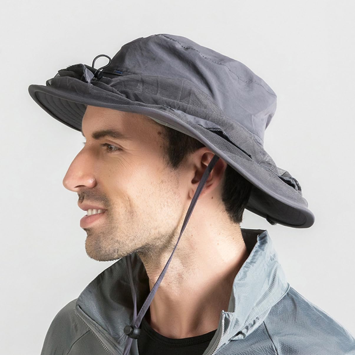 BESPORTBLE Cappello Anti-UV Cappello per La Protezione Solare Cappello da Cappello Dark Grey