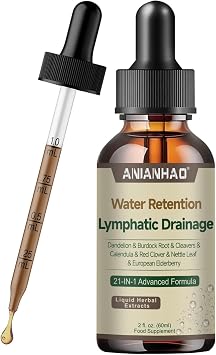 Lymphatic Drainage Drops,Lymphoria Wellness Drops, Water Retention 21-in-1 Herbal Lymphatic Support Drops, Natural Extract - Promote Lymph Circulation and Protect The Lymphatic System for Women Men