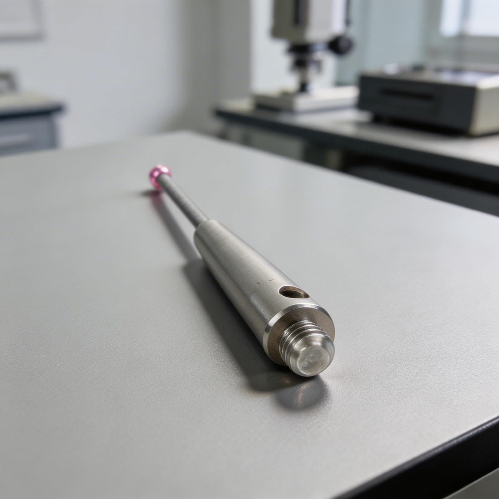 A-5000-7808 Stylet à sonde tactile avec pointe sphérique de 1,0 mm Longueur totale 20 mm et filetage M2 pour systèmes de métrologie CMM et CNC