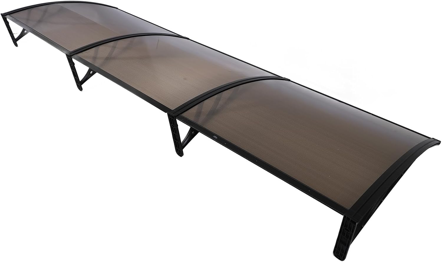 Garosa Window Awning, Solid Construction Outdoor Canopy Rainfall Protector 39.37in for Garden Patio Entrance (300cm / 118.11in)