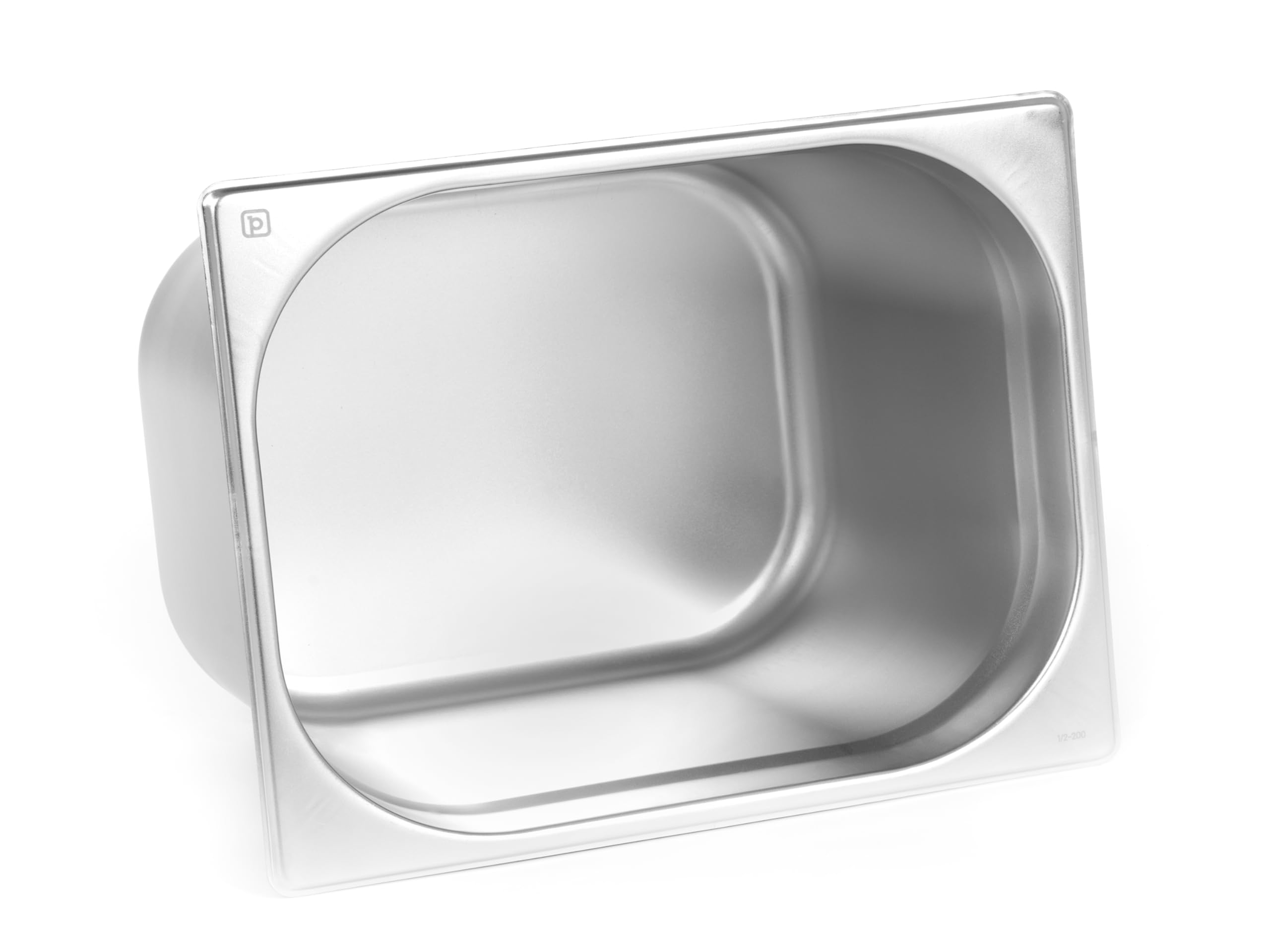 TECHNICA PRESTONA Behälter GN 1/2 200 mm aus Edelstahl - Gastro Container stapelbar - Edelstahlwanne Küche - Hitzebeständig -40 °C bis 300 °C - Spülmaschinenfest