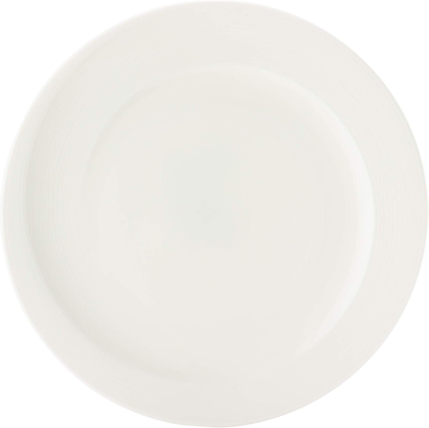 Narumi 50180-5703 Esprit Plate, 6.3 inches (16 cm), White, Simple, Stylish, Relief Bread, Flat Plate, Microwave Safe, Dishwasher Safe, Made in Japan