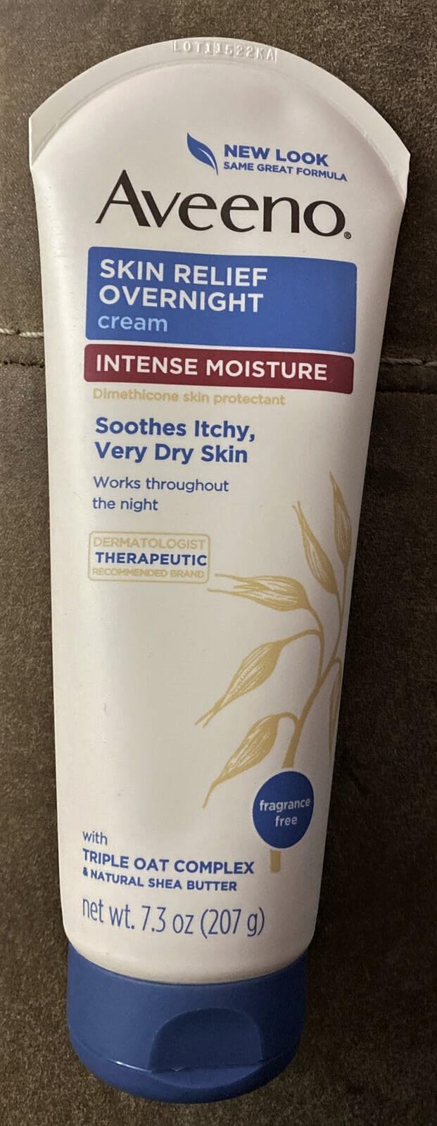 AVEENO Intense Relief Overnight Cream 7.30 oz (Pack of 3)