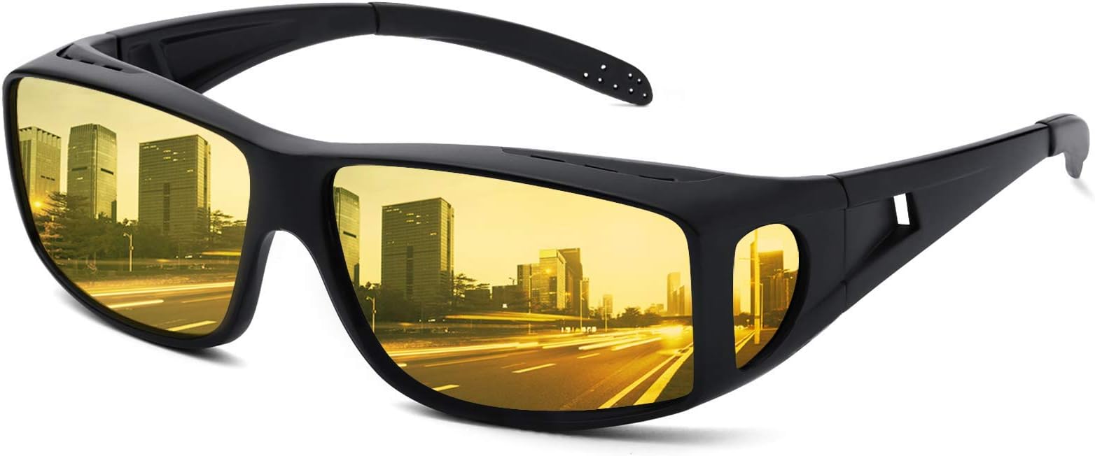 Night Vision Driving Glasses for Men Women