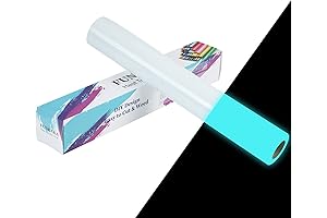 FUNKAKA Glow in The Dark Iron On Vinyl Roll