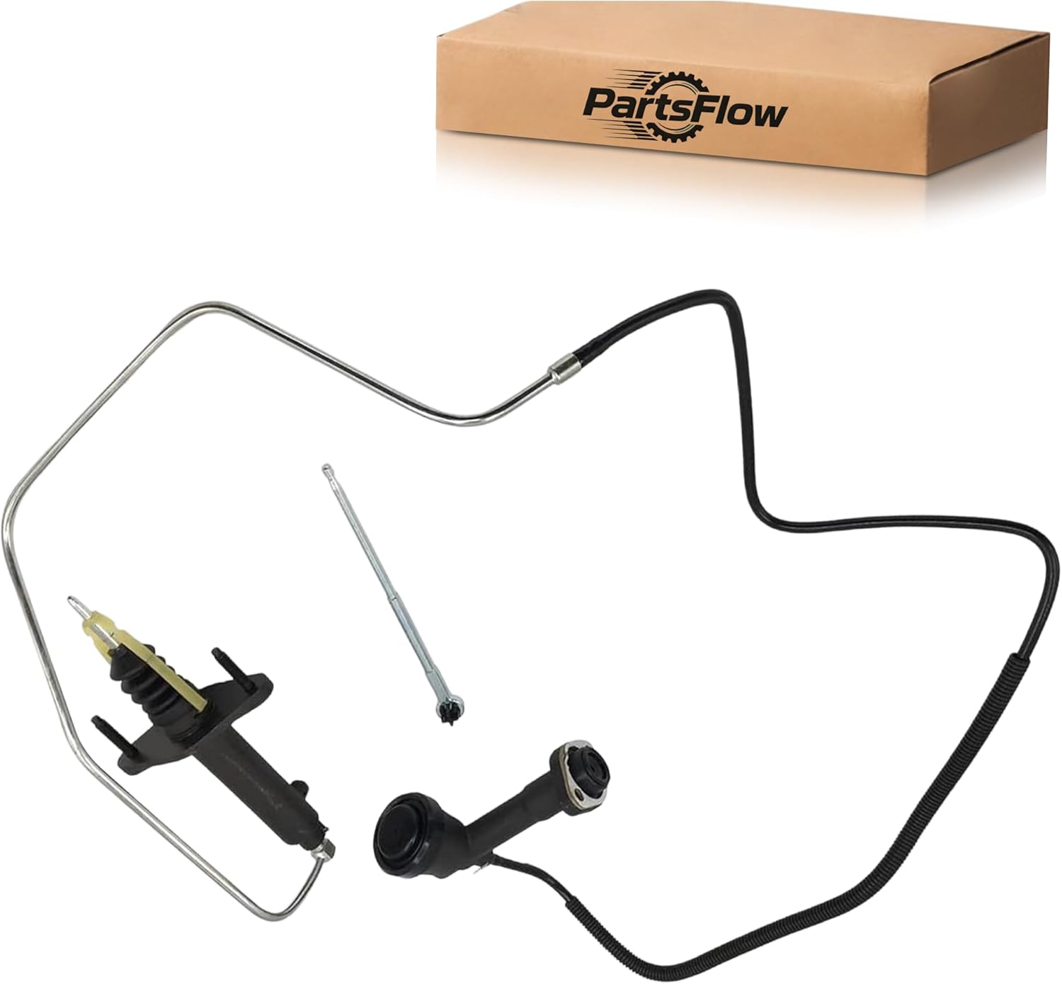 Clutch Master and Slave Cylinder Assembly 12385527 compatible with Chevrolet GMC C1500 C2500 C3500 K1500 K2500 K3500 1992-1995 CC649028