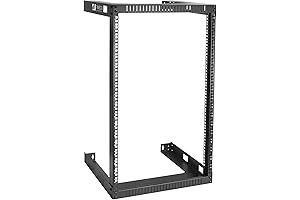 RIVECO 18U Wall Mount Server Rack 19” Open Frame Cabinet