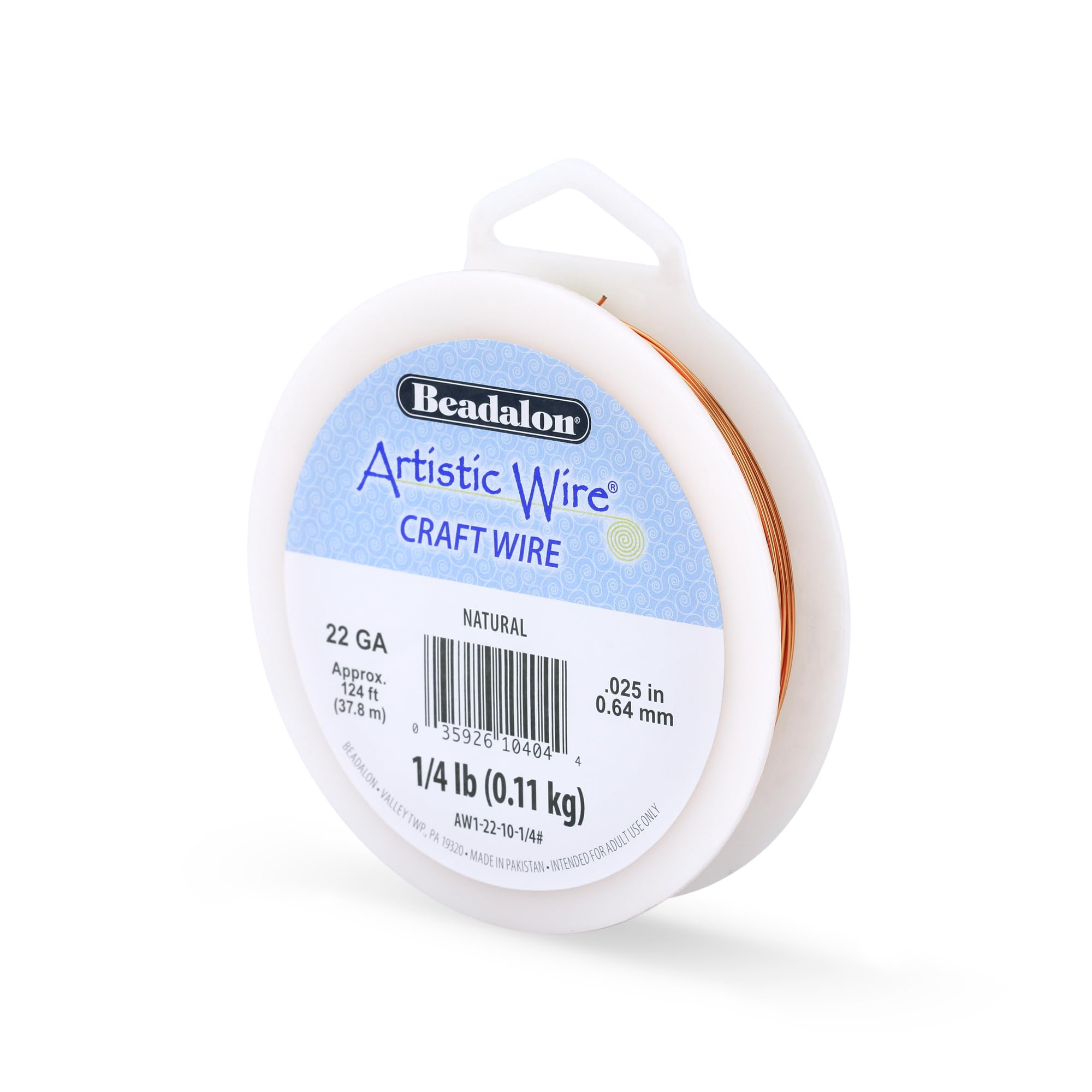 Artistic Wire 22-Gauge fil métallique flexible pour tressage et bijoux 500g