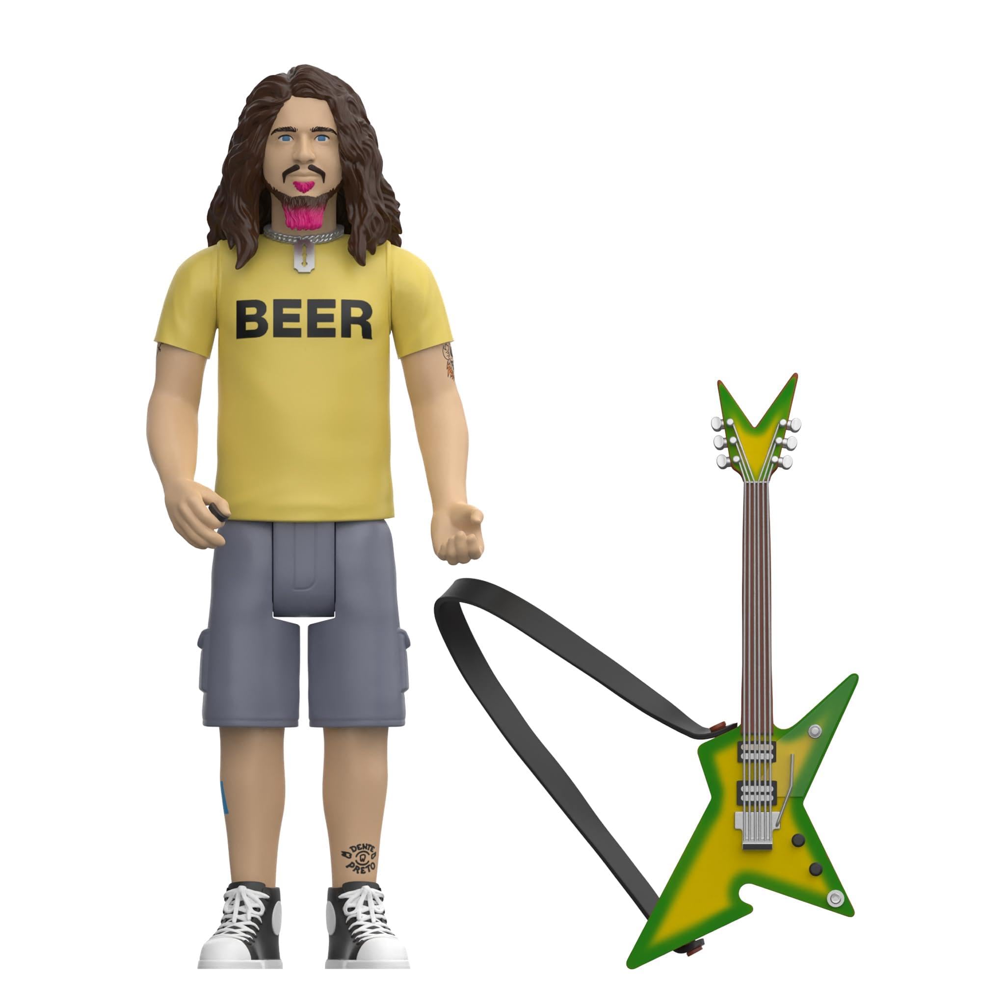Super7 Figurki reakcji Dimebag Darrell - Dimebag Darrell (koszula piwna)