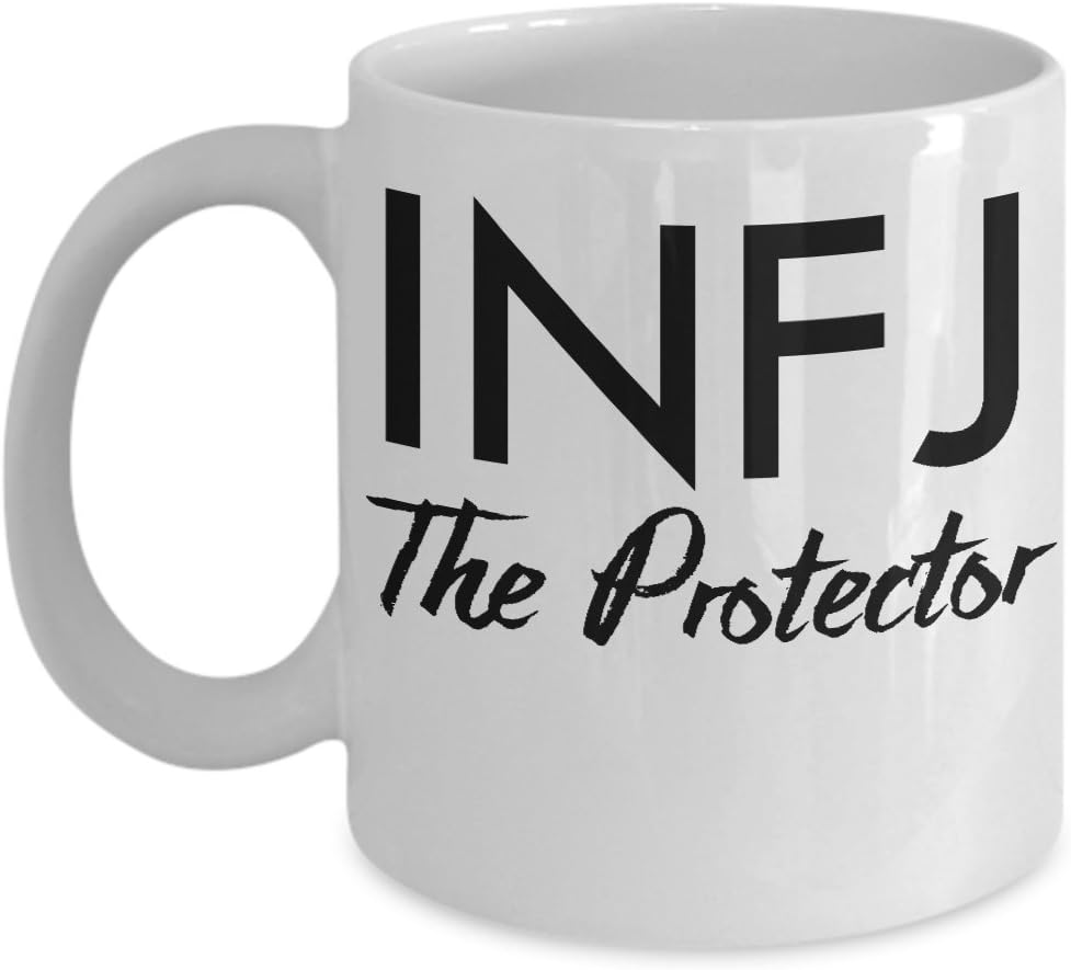 INFJ Mug - "INFJ The Protector" Coffee Cup - Makes a Great Gift