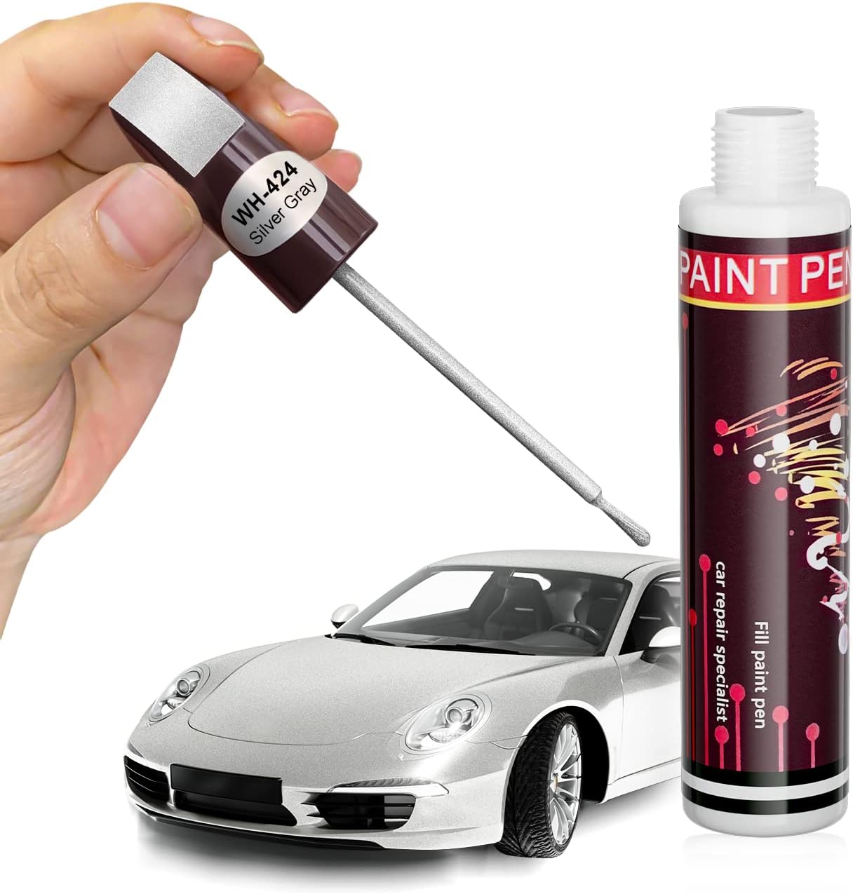 Touch Up Paint Pen for Cars Scratch Removal Repair, Wheel
