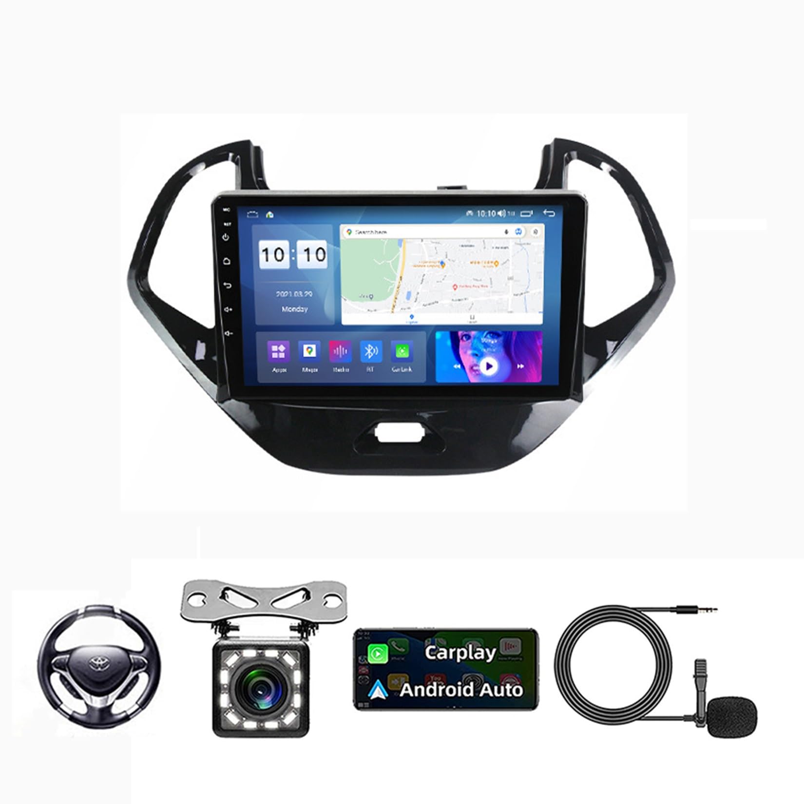 Android Car Radio Video Multimedia Player,9 Inch Touch Screen Radio Plug  And Play Car Accessories