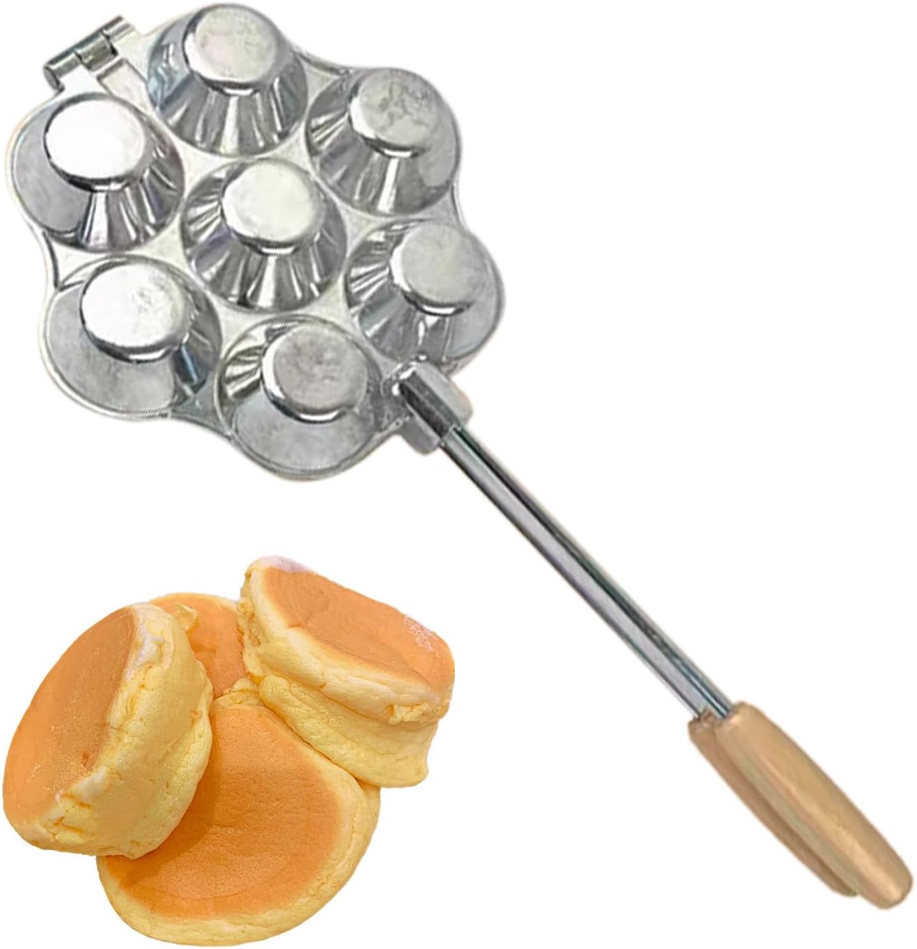 Egg Tart Tray Non-Stick Aluminum Baking Tart Tin with 7 Cups Tart Cup Tray Egg Tart Pan for Baking Brownies Mini Cakes Tarts Cupcakes/145