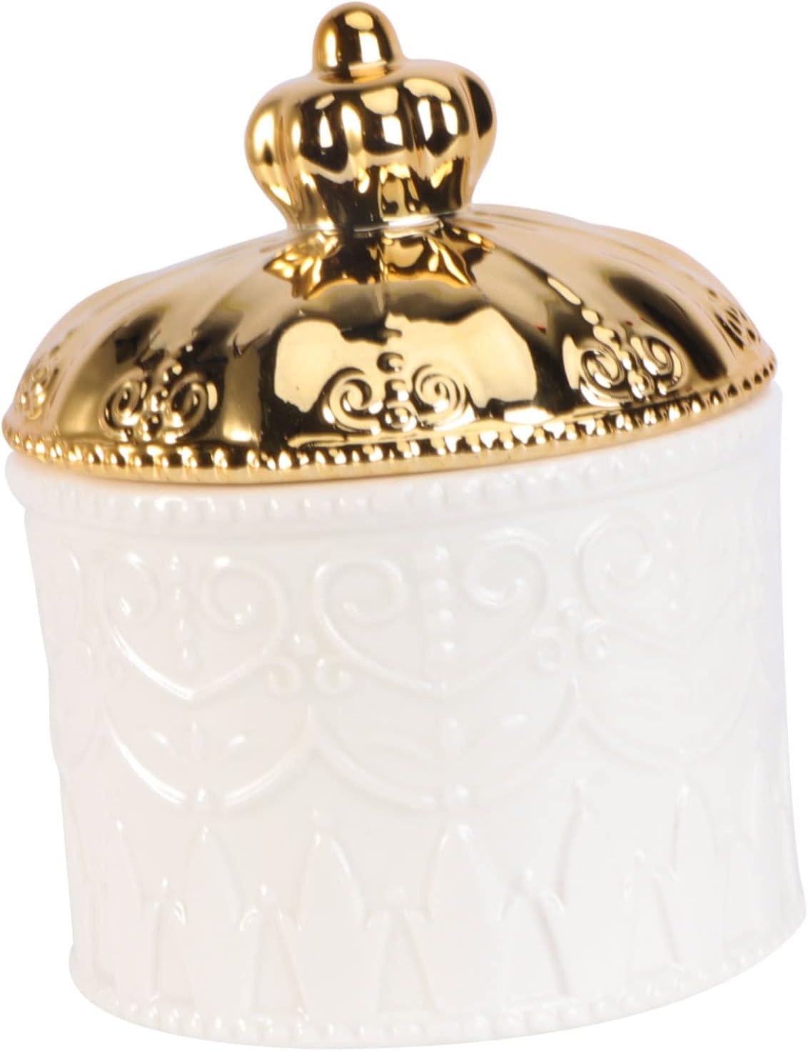 Ceramic Jewelry Storage Box Elegant Gift Container for Ornaments and Sundries Fashionable Pottery Wrapping Case with Fine Workmanship Decorative Organizer for Jewelry and Trinkets