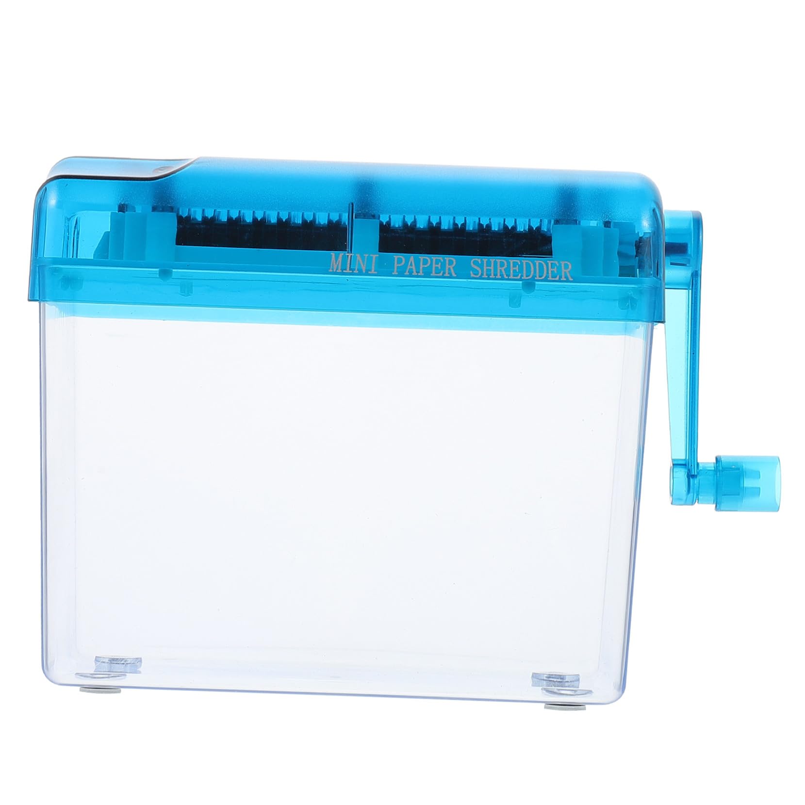 Broyeur de documents à manivelle compact pour l'organisation de votre bureau - 8