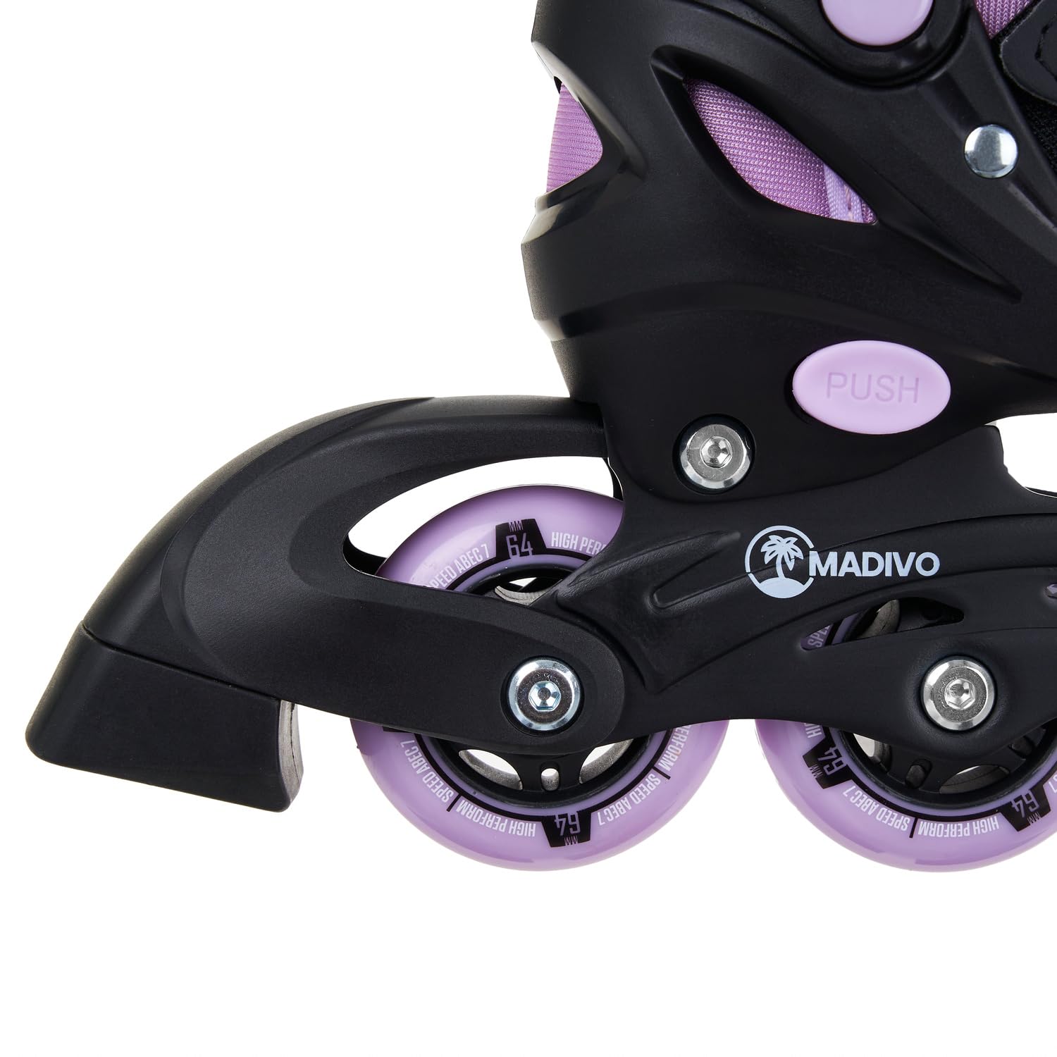 Madivo Horizon Pattini in linea regolabili | ABEC-5 cuscinetti a sfera | per donne – ragazze – bambini | Taglie: 30 – 33, 34 – 37, 38 – 41