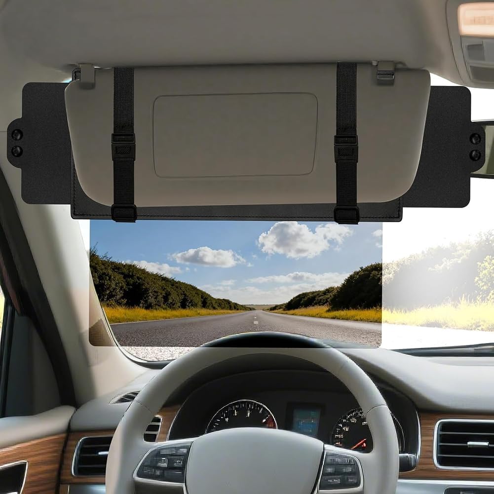 Przedłużacz osłony przeciwsłonecznej do samochodu Subaru Tribeca 2005-2010 2011 2012 2013 2014 - antyrefleksyjne przedłużenie osłony przeciwsłonecznej dla kierowcy i pasażera