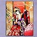 ZHENBK Puzzle 1000 Piezas Arte Geisha Japonesa, Bailarina -522,Rompecabezas de Impresión de Alta Definición,Juego,Formación de Equipos,Regalos para Amigos.(70x50cm)