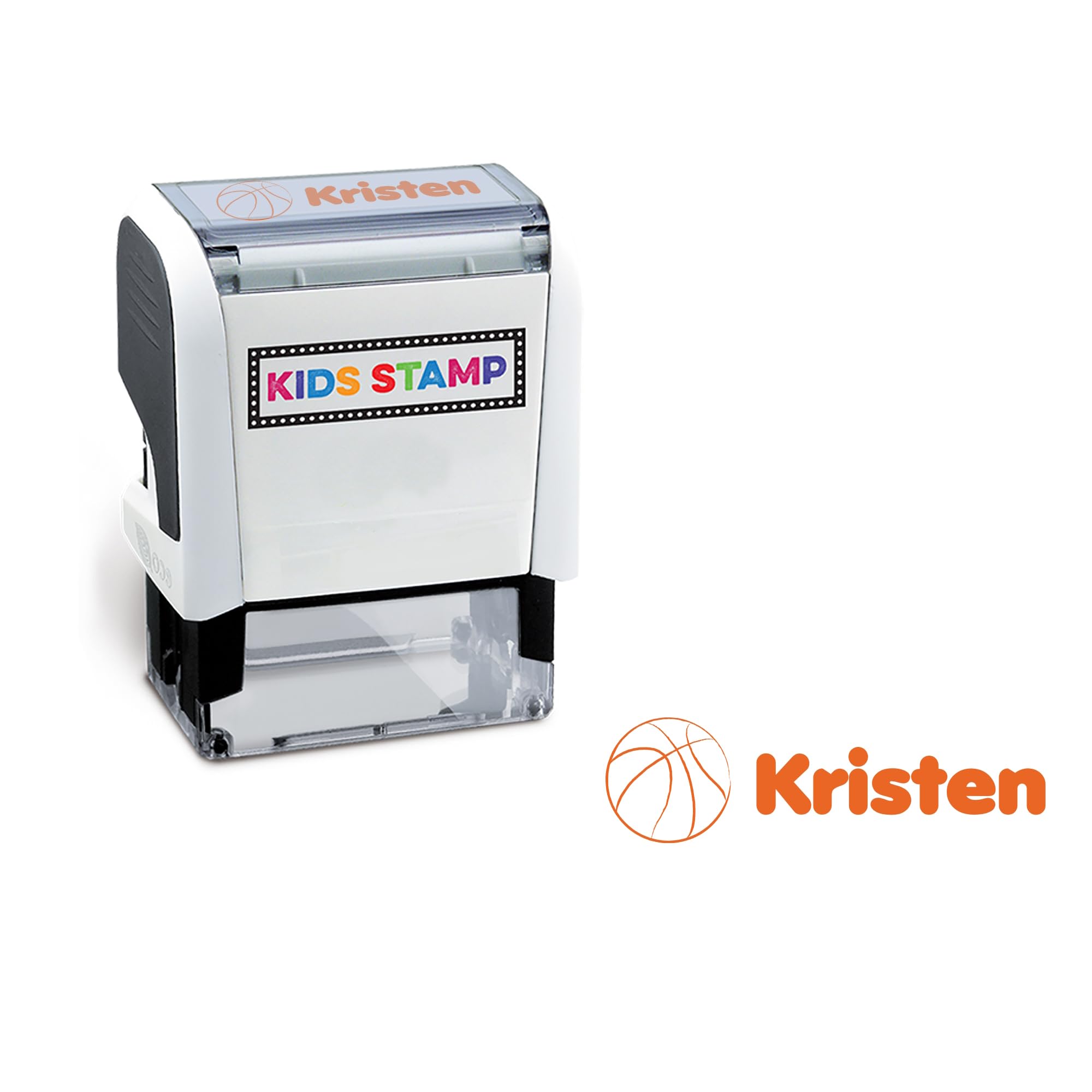 Infusion Kids Stamp Self-Inking Name Stamp - Choose from 17 Vibrant Ink Colors