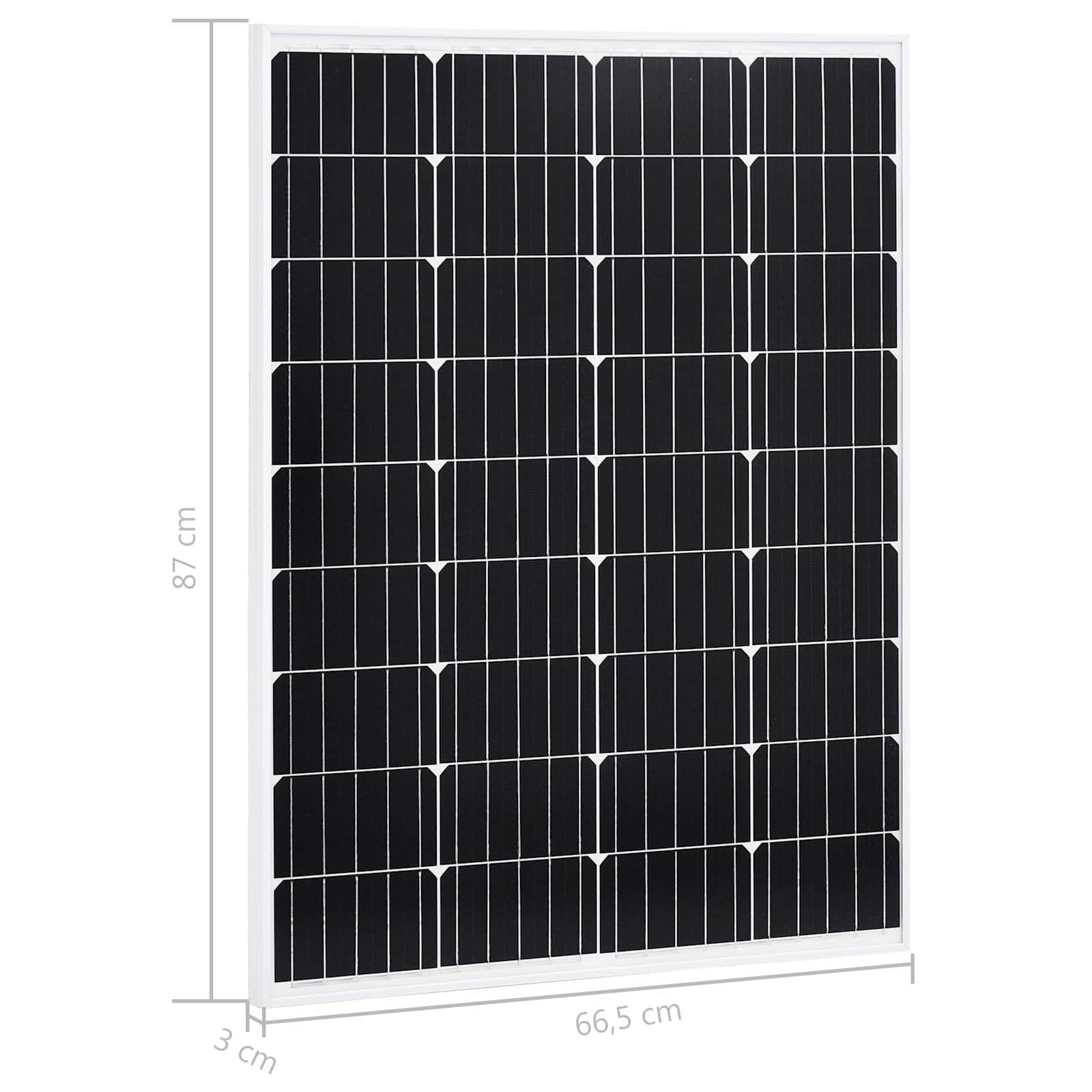 Pannello solare in alluminio, per giardino, balcone e esterni, con spina, set completo autoportante, portatile, fotovoltaico, alimentazione per camper, campeggio e impianto elettrico da