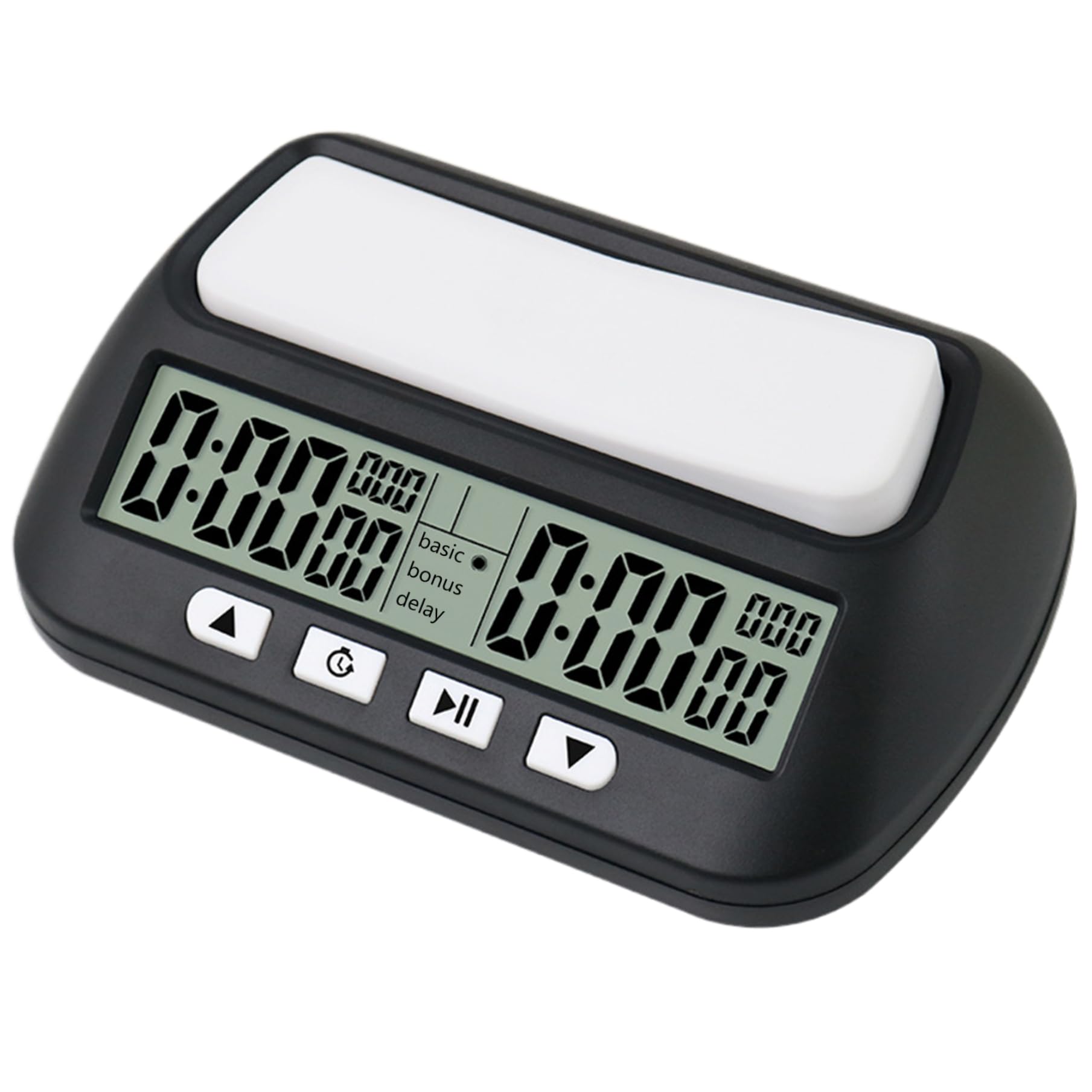 Horloge d'échecs numérique avec retard et bonus minuterie de jeu portable