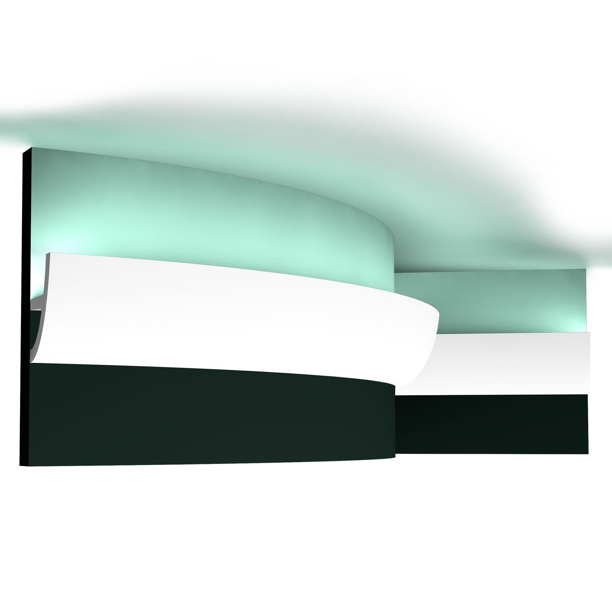 Orac Decor White Ulf Moritz Luxxus Flexible Cornice Moulding Indirect Lighting System C373f Antonio S Ceiling 2 M