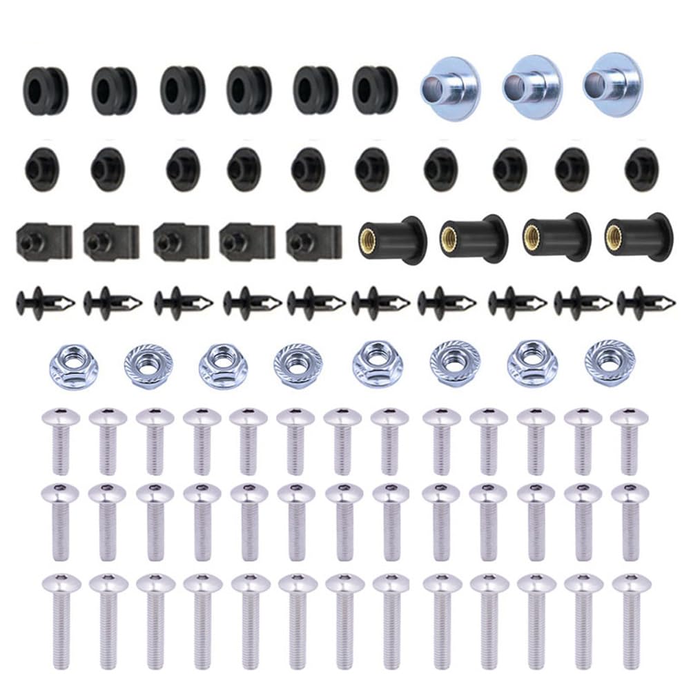 Glossy Oil Slick Fairing Bolt Kit Fits Honda CBR600RR 2003-2006