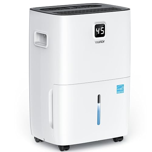 Yaufey 80 Pint Dehumidifier for Basement 5000 Sq. Ft.