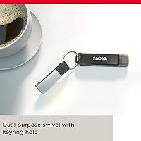 Vista 7 de SanDisk Unidad flash iXpand Luxe de 64 GB con conectores Lightning y USB-C. Funciona con iPhone 14 y más antiguos - SDIX70N-064G-GN6NN