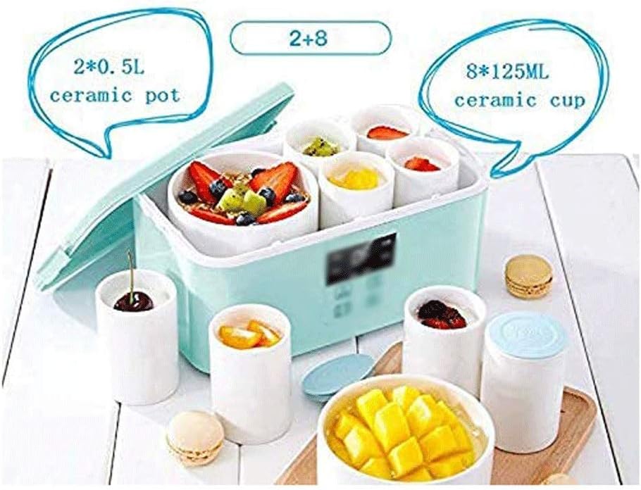 Automatic Digital Yogurt Machine, Automatic Frozen Yogurt Sorbet and Ice Cream Machine with Temperature Control Function