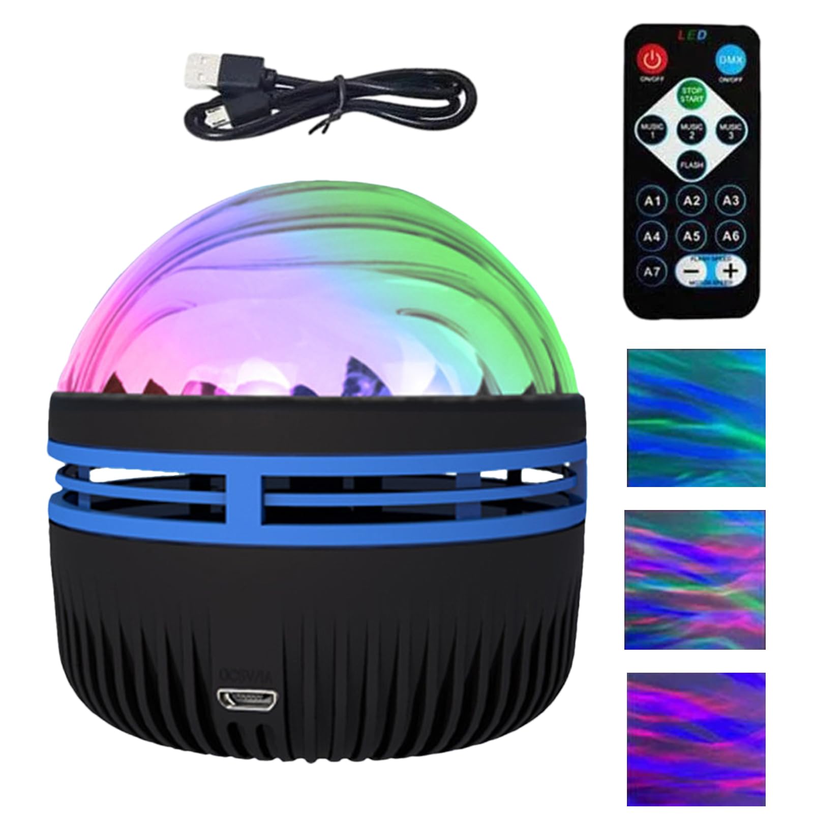 Shitafe A - Northern Lights 2 In 1 Northern Lights And Waves Projector, Northern Lights Projector, Waves Projector, Starlight Projector With Remote Control, Night Light Projector For Bedroom, Children