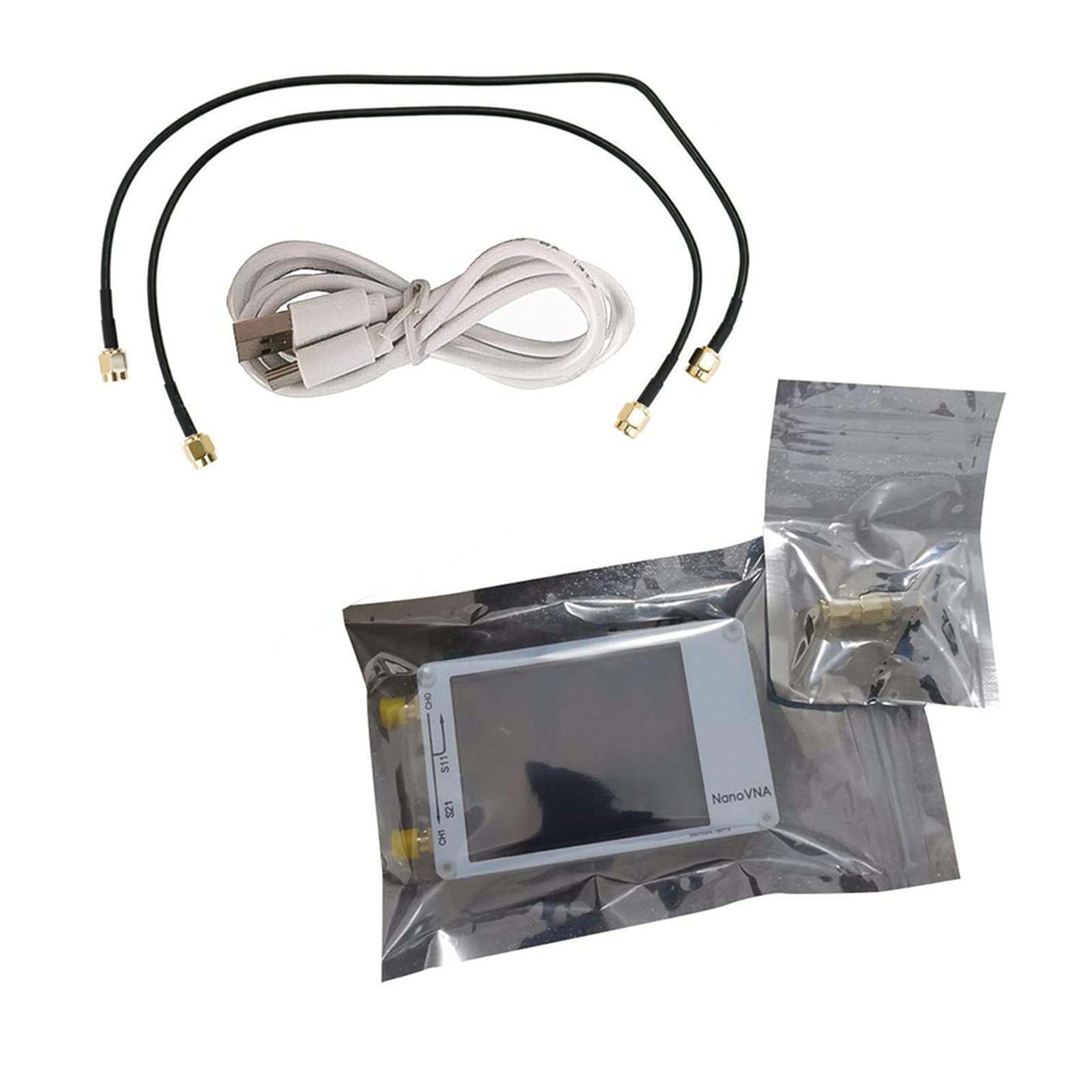 Spectrum Analyzer, Vektor -Netzwerkanalysator 50 kHz ~ 1,5 GHz MF HF VHF Vector Network AnalyzerDigital LCD Antennenanalysator stehende Wellenmessinstrument