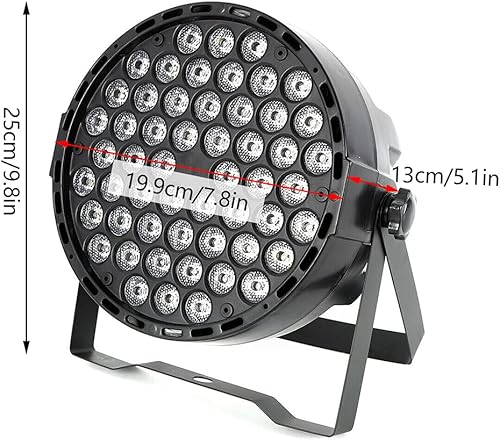 Miniatura 10 de 54x3W LED luz de la etapa DJ par RGBW luz 162W DMX par iluminación para el hogar boda fiesta iglesia concierto danza