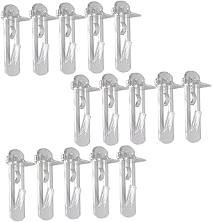 DOITOOL 30pcs Furniture Partition Bracket Heavy Duty Shelves Plastic Hooks for Hanging Heavy Duty Bookshelf Pegs Cabinet Shelf Support Pegs Plastic Shelf Pegs Transparent Cabinet Shelf Pin