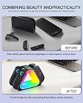 Charging Station for Nintendo Switch 2 Joy Con, Dock for Joy Con Dual-Direction Magnetic Fast Charging Station with 7 Light Modes, Extended Controller Charger Stand for Nintendo Switch 2 Accessories