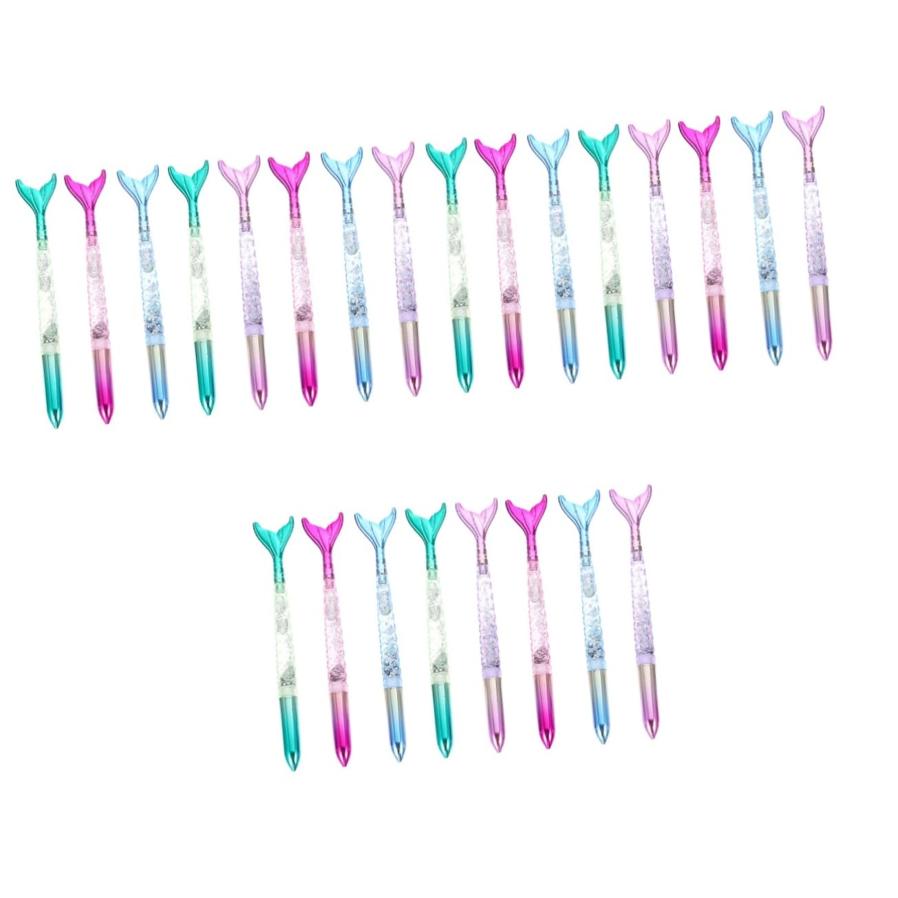 VILLCASE 3 Ensembles Lot De 3 Stylos À Encre Gel Stylos Délicats D'Écriture Multifonctions D'Écriture Portables Accessoires De D'Écriture 8 pièces * 3